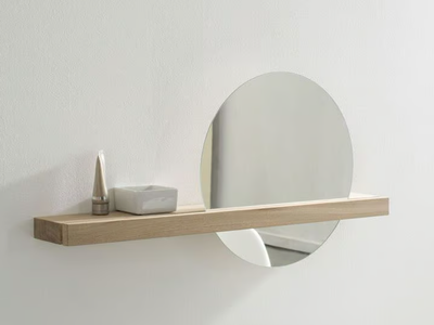 SAW - Mirror with shelf _ Sudbrock Möbelhandwerk