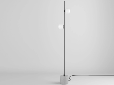 ROUND - Steel floor lamp _ SVITANOK