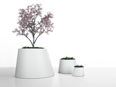 CONEE_L-M - Steel plant pot _ Systemtronic