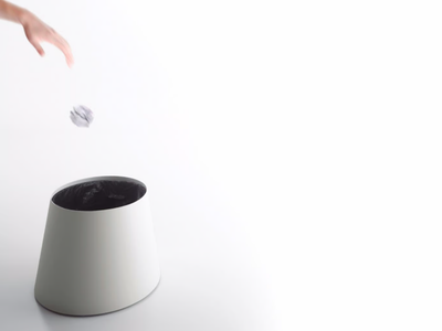 CONEE_S - Steel waste paper bin / plant pot _ Systemtronic
