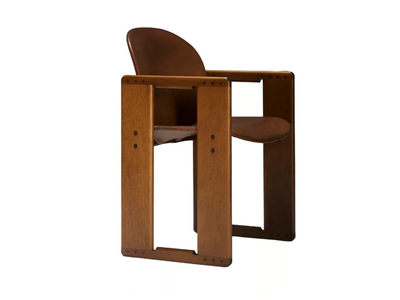 DIALOGO - Sled base chair with armrests _ Tacchini