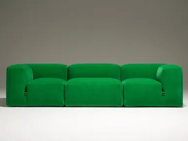 LE MURA - Modular 3 seater fabric sofa _ Tacchini