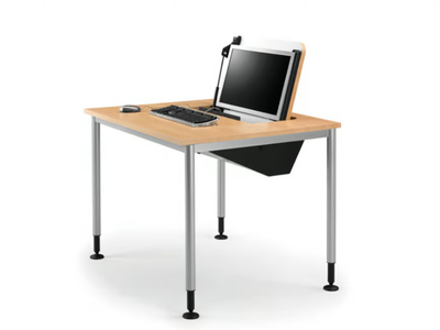 SYSTEM 789 - Height-adjustable office desk with cable management _ TALIN