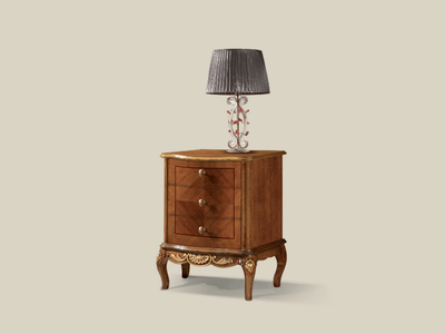 1217 - Rectangular wooden bedside table with drawers _ Tarocco Vaccari Group