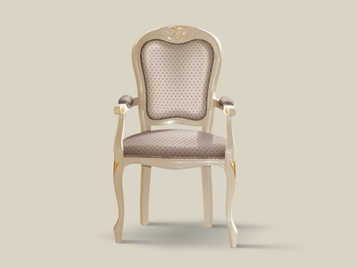 1219 - Fabric chair with armrests _ Tarocco Vaccari Group