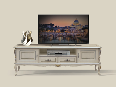 1400 - Wooden TV cabinet _ Tarocco Vaccari Group