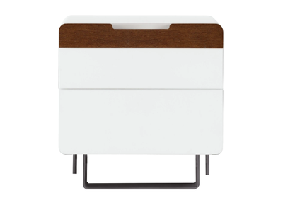 UN401-DI - Rectangular wooden bedside table with drawers _ Tarocco Vaccari Group