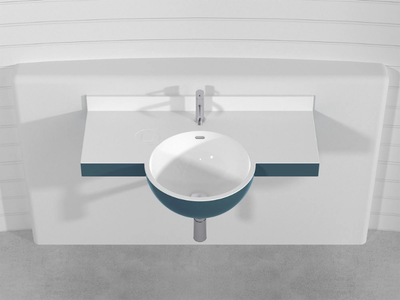 SFERA PLTS0 - Wall-mounted Pietraluce® washbasin _ Technova
