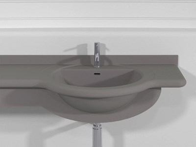 VENEZIA PLTES - Wall-mounted custom Pietraluce® washbasin _ Technova