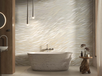 MAREA - Nonwoven bathroom wallpaper _ Tecnografica