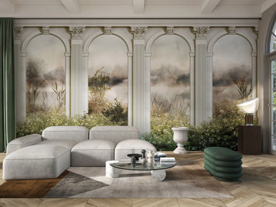 PARCO DELLA RAGIONE - Trompe l'oeil wallpaper _ Tecnografica