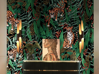 VISAYAN LEOPARD - Tropical wallpaper _ Tecnografica