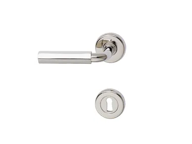 ART DÉCO 1929 - Door handle on rose with lock _ TECNOLUMEN®