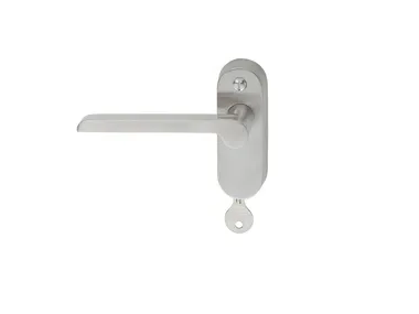 WILHELM WAGENFELD - Window handle on rose with lock _ TECNOLUMEN®