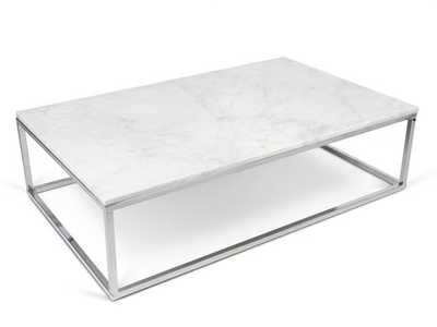 PRAIRIE - Rectangular marble coffee table _ temahome