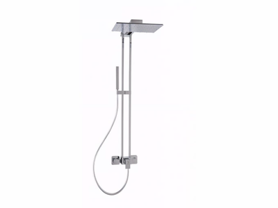 PIGRECO - Wall-mounted brass shower panel _ Tender rain
