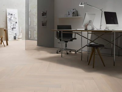 M02 OAK LIGHT GREY - 3 layers oak parquet _ Ter Hürne