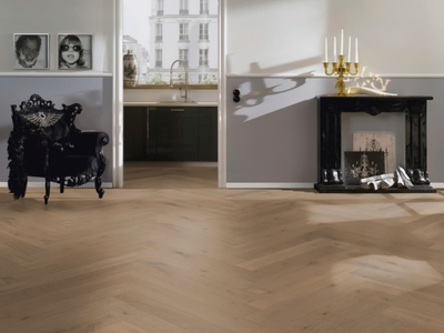 M04 OAK OCHRE BROWN - 3 layers oak parquet _ Ter Hürne