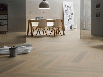 M10 OAK SMOKE GREY - 3 layers oak parquet _ Ter Hürne