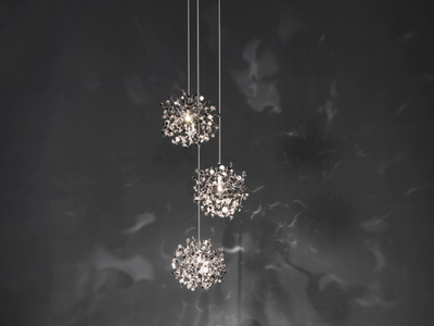 ARGENT MON BIJOU - LED stainless steel pendant lamp _ TERZANI
