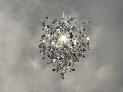 ARGENT N95 - Halogen metal pendant lamp _ TERZANI