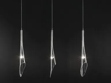 CALLE - Halogen crystal pendant lamp _ TERZANI