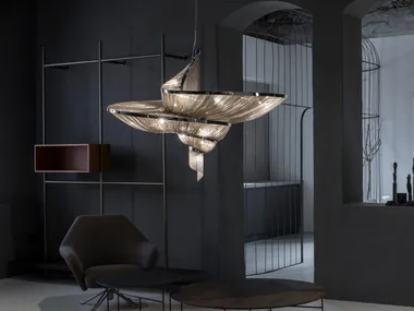 EPOQUE XL - LED metal pendant lamp _ TERZANI