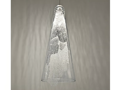 FRAME - Halogen glass pendant lamp _ TERZANI