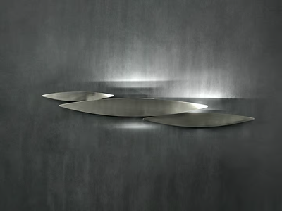 I LUCCI ARGENTATI - Halogen metal wall lamp _ TERZANI