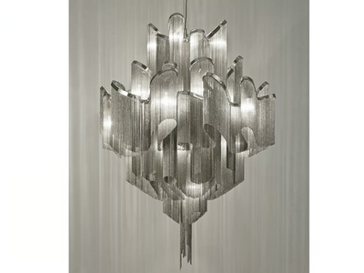 STREAM - Halogen metal pendant lamp _ TERZANI