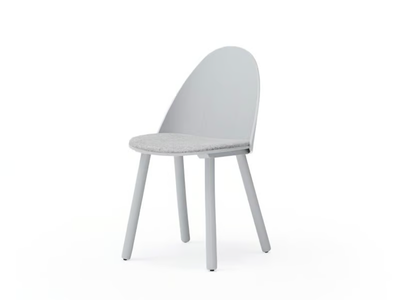 UMA - Wooden chair with integrated cushion _ TEULAT