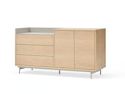 VALLEY - Wood veneer sideboard with doors and drawers _ TEULAT
