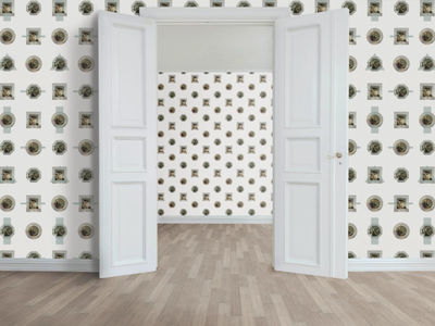 BAROCCO - Motif washable wallpaper _ Texturae