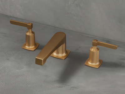 HIGHLINE - 3 hole countertop washbasin tap _ The Watermark Collection