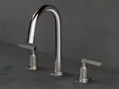 HIGHLINE - 3 hole countertop washbasin tap _ The Watermark Collection
