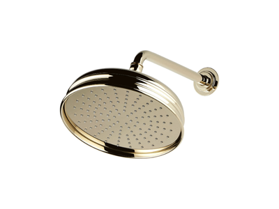 HAMPTONS - Wall-mounted chromed brass overhead shower _ THG Paris