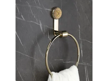 HIRONDELLES DORÉ - Towel ring _ THG Paris