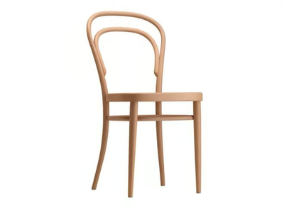 214 M - Wooden chair with moulded plywood seat _ Thonet
