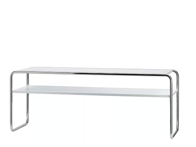B 20 A/1 - B 20 B/1 - Rectangular coffee table with integrated magazine rack _ Thonet