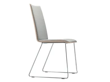 S 184 PST - Sled base upholstered chair _ Thonet