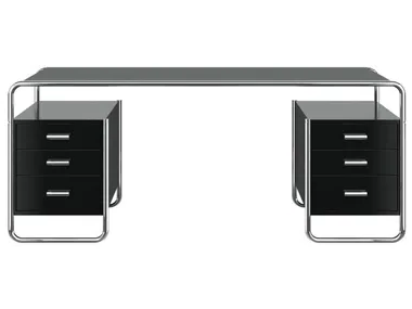 S 285/5 - Rectangular writing desk with drawers _ Thonet