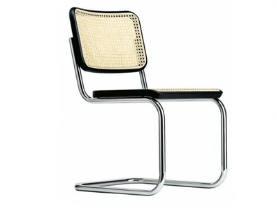 S 32 - Cantilever chair with seat and backrest in cane work _ Thonet
