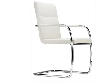 S 61 V - Cantilever upholstered chair with armrests _ Thonet
