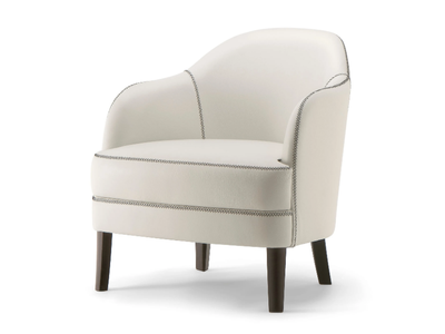 CHICAGO - Upholstered armchair with armrests _ Tirolo