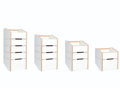 CARGO - Sectional MDF chest of drawers _ Tojo Möbel