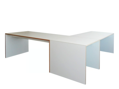 FREISTELL - L-shaped MDF office desk _ Tojo Möbel