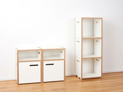 HALBSTARK - Open sectional MDF bookcase _ Tojo Möbel