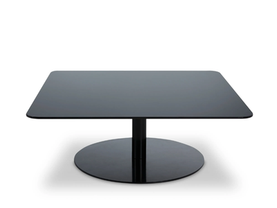 FLASH - Square glass and steel coffee table _ Tom Dixon