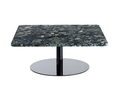 STONE TABLE - Square marble coffee table _ Tom Dixon