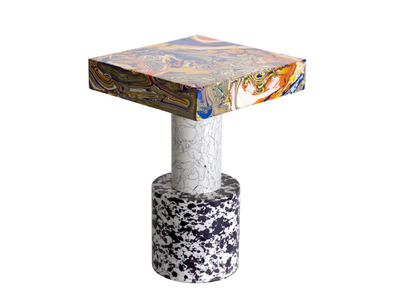 SWIRL TABLE MEDIUM - Square marble coffee table _ Tom Dixon